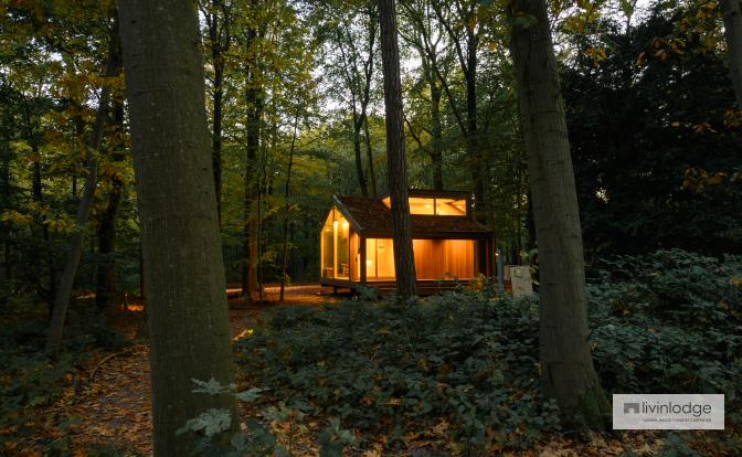Une tiny house à ossature bois en pleine nature