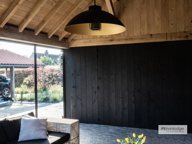 Eiken poolhouse met thermisch essen gevelbekleding De Haan Eiken poolhouse met thermisch essen gevelbekleding De Haan