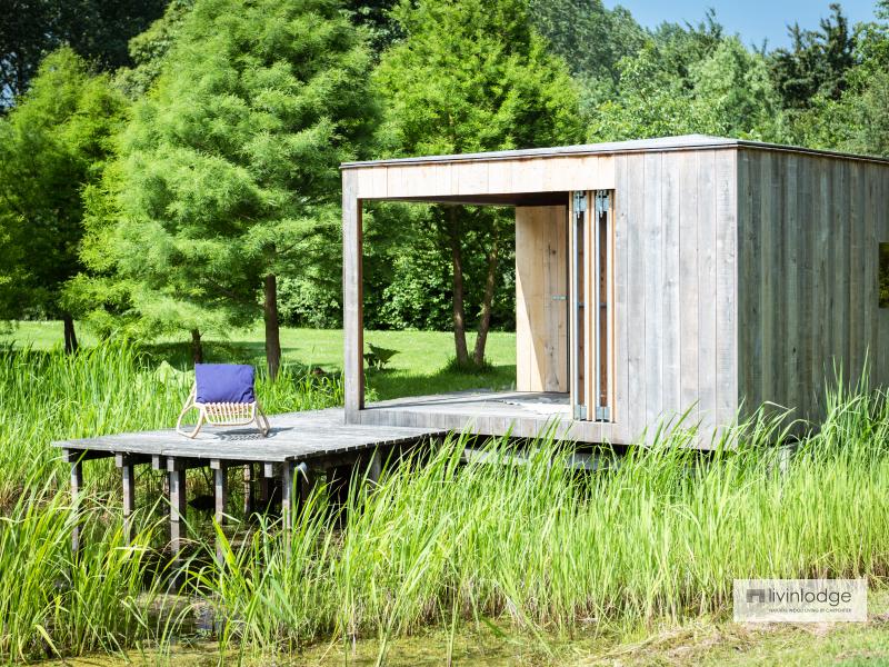 Lake Cabin in eiken, regio Brugge