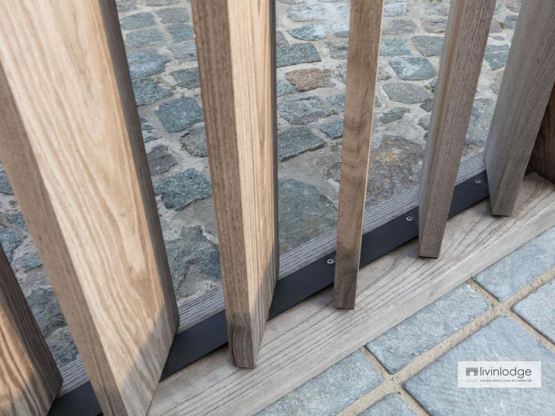 Moderne houten shutters als terrasafscheiding te Meulebeke | Houten shutters op maat Moderne houten shutters als terrasafscheiding te Meulebeke | Houten shutters op maat