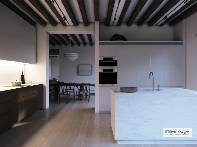 Interieur houten woning Interieur houten woning